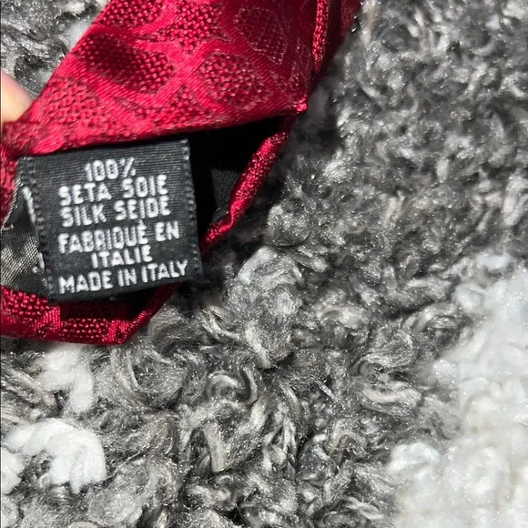 EUC Yves Saint Laurent Red Men's Tie - Picture 6 of 6